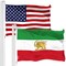 G128 Combo Pack: American USA Flag 3x5 Ft & Iran Lion Iranian Lion Flag 3x5 Ft | Both LiteWeave Pro Series Printed 150D Polyester, Brass Grommets